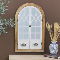 مرايا شباك خشب ريفي