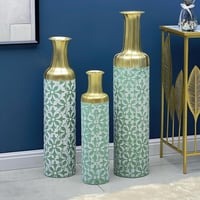 فازة حديد اخضر كبيرة