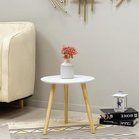 طاولة خدمة خشب أبيض صغيرة