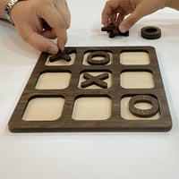 لعبة اكس او خشب