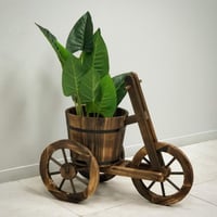 دراجة حديقة خشب بني