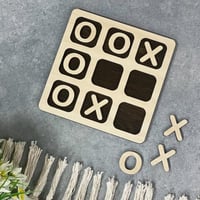 لعبة اكس او خشب