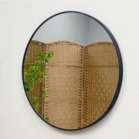 مرايا جدارية كبيرة حديد اسود