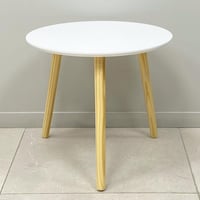 طاولة خدمة خشب أبيض كبيرة