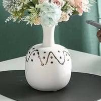 فازة سيراميك ابيض