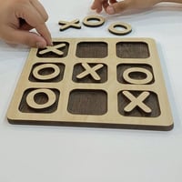 لعبة اكس او خشب