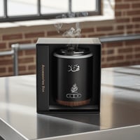 مبخرة الكترونية فاخرة بالأسم حفر ليزر