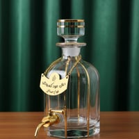 غرشة حفظ زيوت عطرية كريستال حنفية