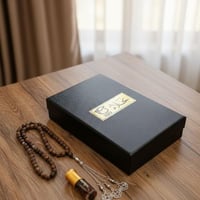 بكج سبحة من خشب العود معتقة بدهن العود مع ربع تولة...