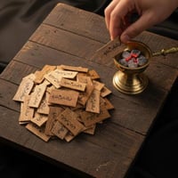 50 حبة عود رقائق فيتنامي AA حفر ليزر