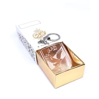 ميدالية أكريلك شفاف حفر ليزر بشعار الأندية