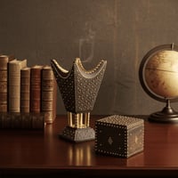 صندوق سهب مبخرة ملكية وعلبة عود رشم بدون عود