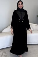 عباية شتوية قماش مخمل رسمية