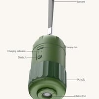 منفاخ خيمة - منفاخ كهربائي لاسلكي 25 واط