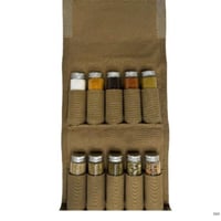 شنطة بهارات - شنطة بهارات زجاجية متعددة الألوان