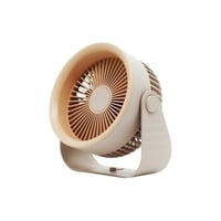 مروحة كهربائية محمولة بتصميم أنيق أبيض