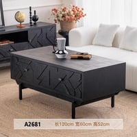 طاولة الأبعاد: 52 × 60 × 120 سم.