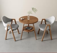 كرسيين  من قماش الرمادي الفاتح  +  60 سم