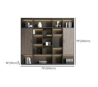 200 cm wardrobe, brown