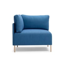 A seat with a corner