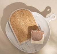 ليفة طبيعية قفاز