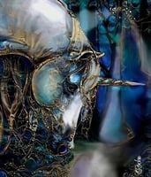 لوحة ( اليونيكورن الأسطوري )