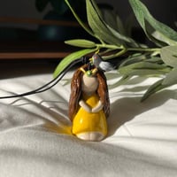 الاميره كاليسي و طيرها تعليقة سيارة-ميدالية