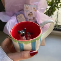 كوب القطين وكعكة الميلاد