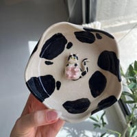 وعاء البقره للإكسسوارات -وعاء شرب للقطط