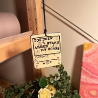 تعليقة سيارة وحجر عطري