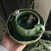 صحن القطة ليلي