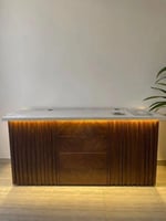 ركن كافي خشب سنديان