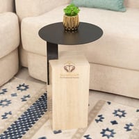 طاولة خدمة القاعدة بديل رخام لون بيج شبية الترافنت...