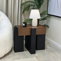 طاولة خدمة قشرة جوز الهند