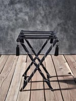 طاولة خدمة خشبية و مخملية