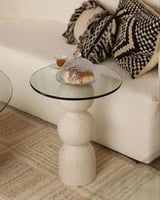 طاوله خدمه رخام ترافنتينيو