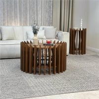 طاولة ضيافة قشرة جوز الهند