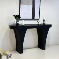 مدخل خشب مقوس دورين لون اسود