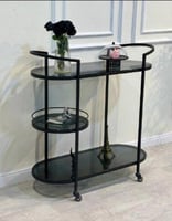 عربة تقديم 3دور اسود