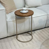 طاولة خدمة خشب قاعده حديد