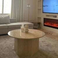 تفصيل خاص طاولة رخام ترافنتينو