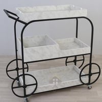 عربة تقديم شكل سيكل عصري