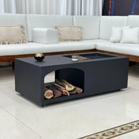 منقل بكس ديكور صاج لون اسود