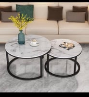 طقم طاولة خدمة دائري 80×80