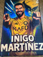 علم إينيغو مارتنيز لاعب النصر السعودي