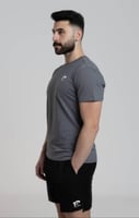 Grey fitted t-shirt