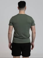 Men's Green fitted t-shirt