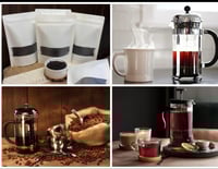 شاي مدخّن+مكبس ايطالي للشاي