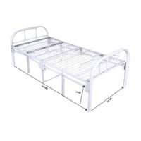 سرير حديد قابل للطي موفر للمساحة 190*90