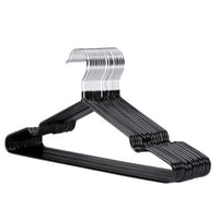 علاقة ملابس ملبس اسود (12 حبه)